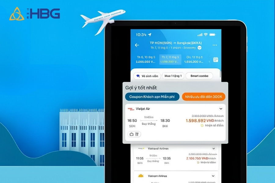 Top app đặt vé máy bay phổ biến hiện nay