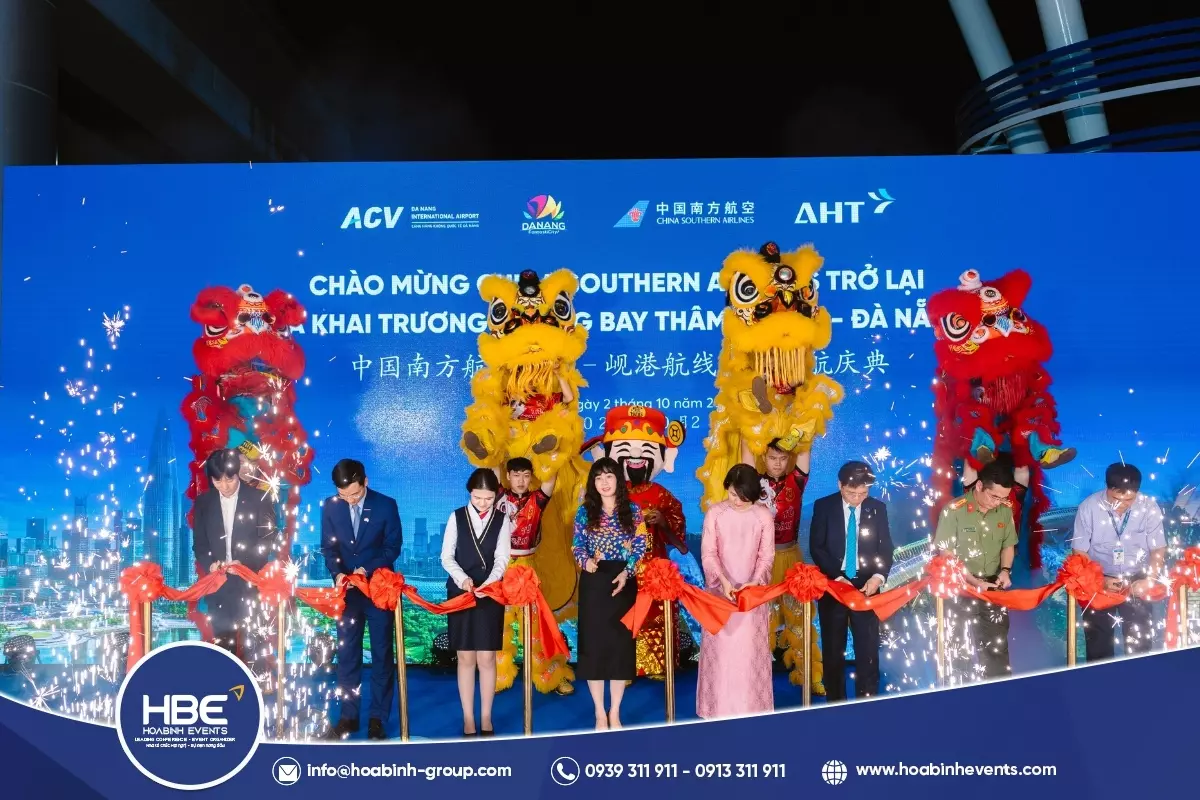 SỰ KIỆN CHÀO MỪNG CHINA SOUTHERN AIRLINE TRỞ LẠI VÀ KHAI TRƯƠNG ĐƯỜNG BAY THÂM QUYẾN - ĐÀ NẴNG