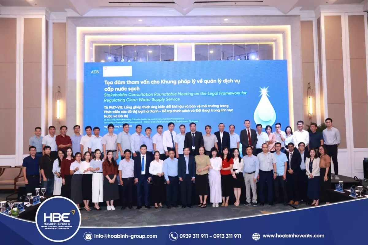 TỌA ĐÀM THAM VẤN CHO KHUNG PHÁP LÝ VỀ QUẢN LÝ DỊCH VỤ CẤP NƯỚC SẠCH