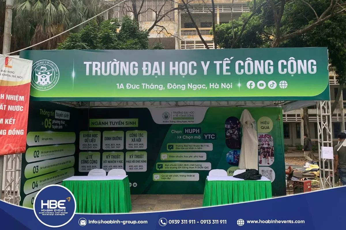mẫu backdrop gian hàng hội chợ ấn tượng, thu hút mẫu backdrop gian hàng hội chợ ấn tượng, thu hút