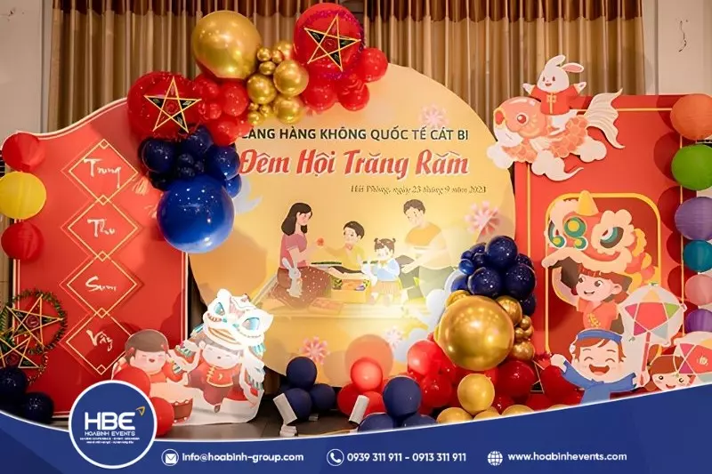 mẫu backdrop Trung Thu đẹp mẫu backdrop Trung Thu đẹp