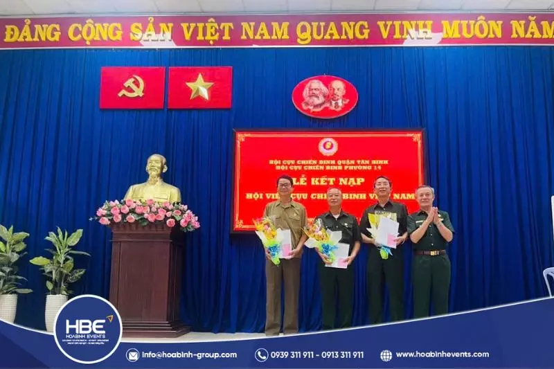 Mẫu bài phát biểu kết nạp hội viên cựu chiến binh trang trọng