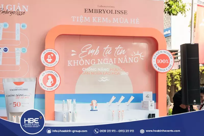 Booth ra mắt sản phẩm mới Booth ra mắt sản phẩm mới