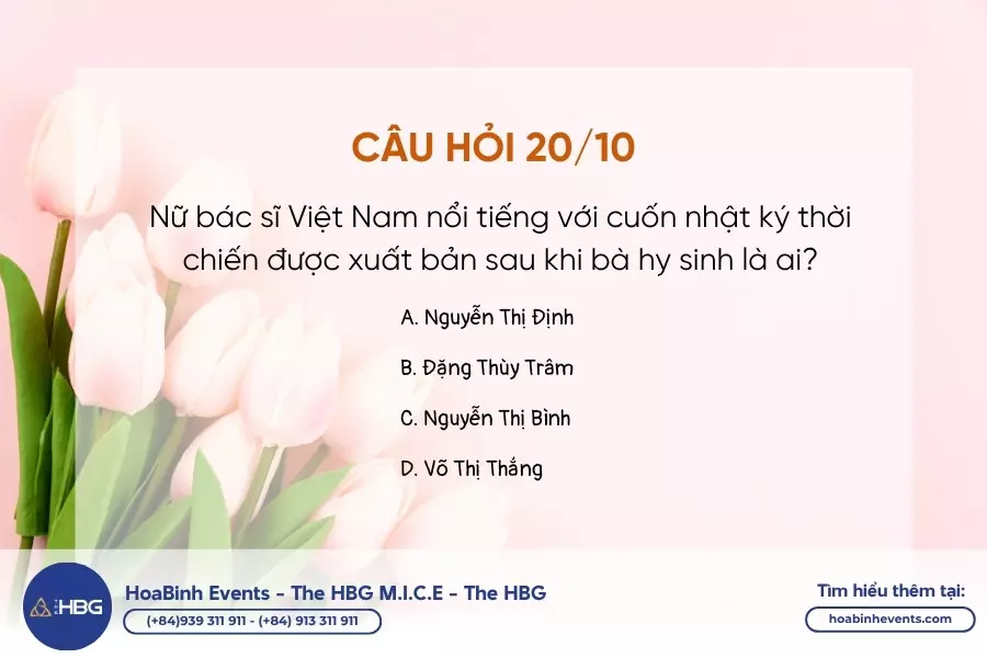 30+ câu hỏi 20/10 hay, vui nhộn và ý nghĩa có đáp án 30+ câu hỏi 20/10 hay, vui nhộn và ý nghĩa có đáp án
