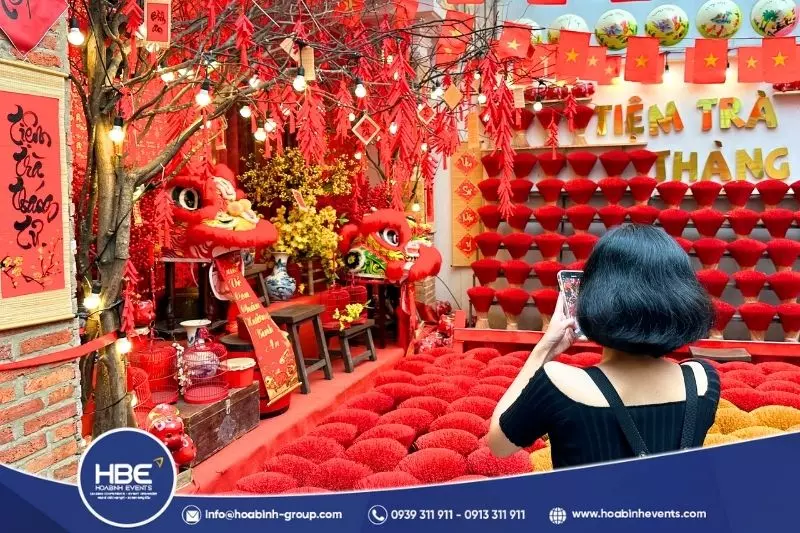 Dịch vụ trang tr&iacute; Tết cho mọi kh&ocirc;ng gian tại H&agrave; Nội