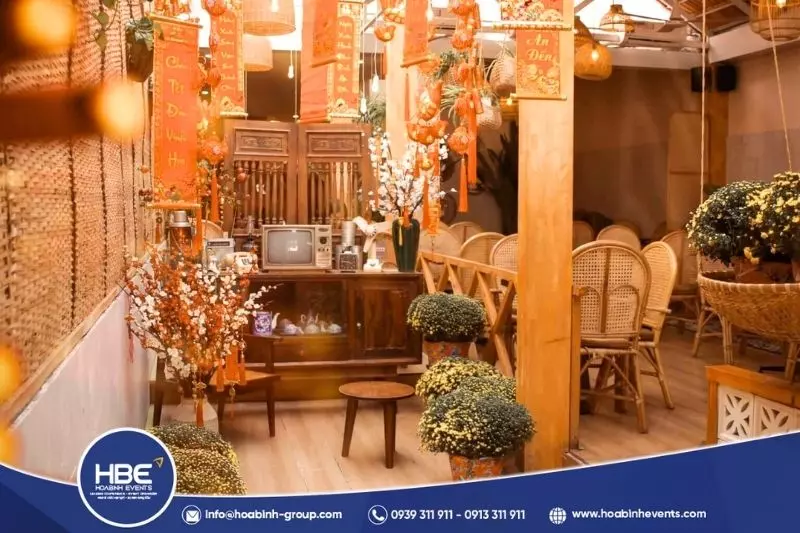 Dịch vụ trang tr&iacute; Tết cho mọi kh&ocirc;ng gian tại H&agrave; Nội