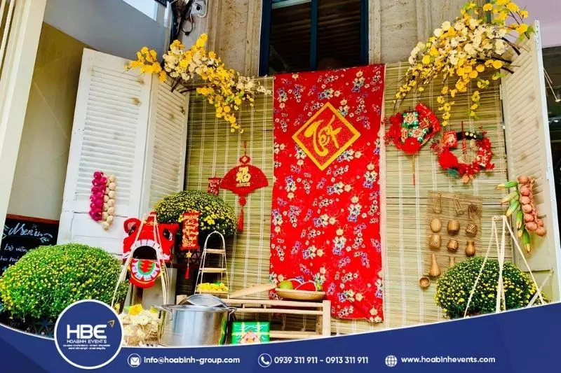 Dịch vụ trang tr&iacute; Tết cho mọi kh&ocirc;ng gian tại H&agrave; Nội