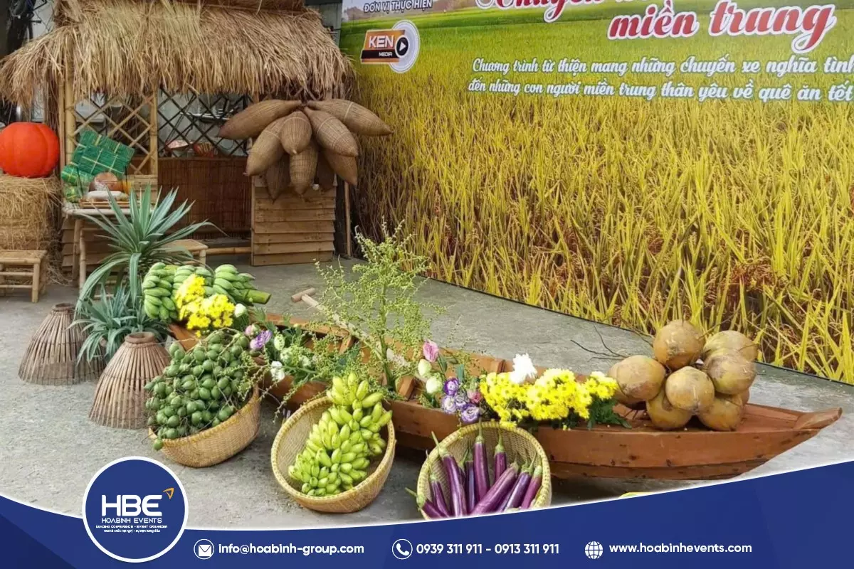 Những mẫu thiết kế gian h&agrave;ng hội chợ qu&ecirc; ấn tượng