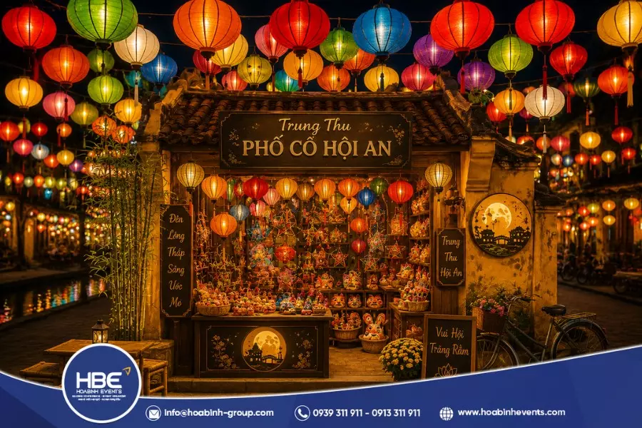 C&aacute;c mẫu gian h&agrave;ng trung thu đẹp ấn tượng
