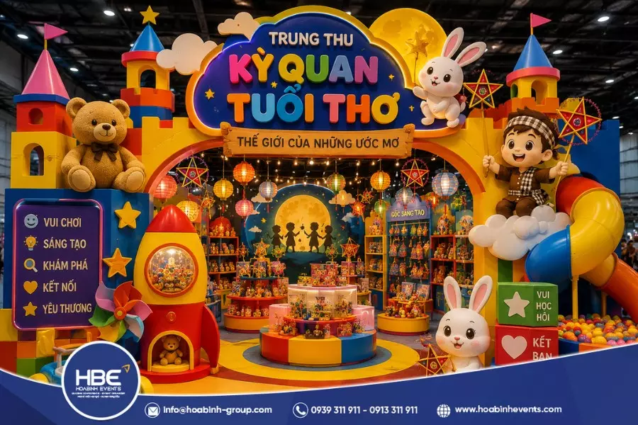 C&aacute;c mẫu gian h&agrave;ng trung thu đẹp ấn tượng