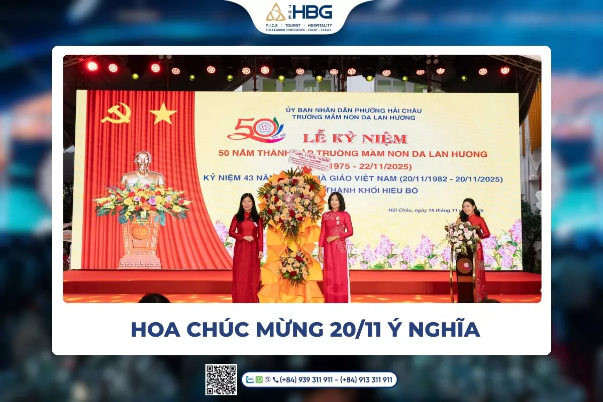 20+ loài hoa chúc mừng 20/11 ý nghĩa và mẫu cắm hoa đẹp