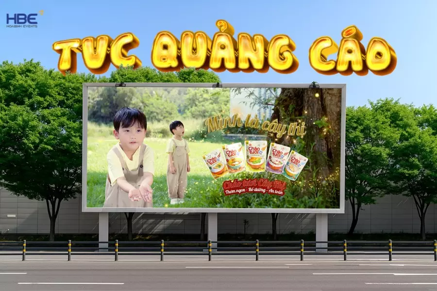 H&igrave;nh ảnh logo v&agrave; slogan thương hiệu xuất hiện ở cuối TVC quảng c&aacute;o