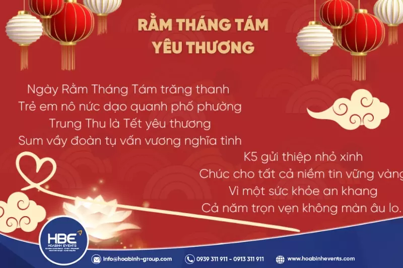 Lưu ý khi viết và gửi lời chúc Trung thu Lưu ý khi viết và gửi lời chúc Trung thu