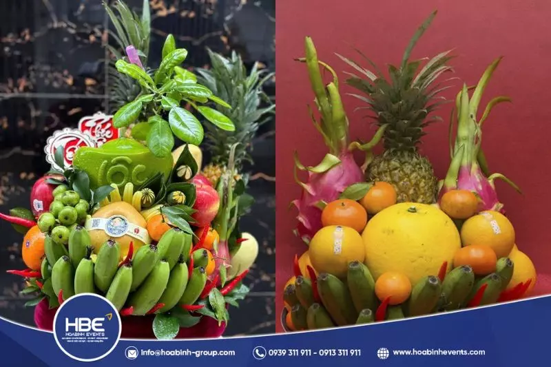 C&aacute;ch b&agrave;y m&acirc;m ngũ quả c&uacute;ng khai trương theo v&ugrave;ng miền Bắc - Trung