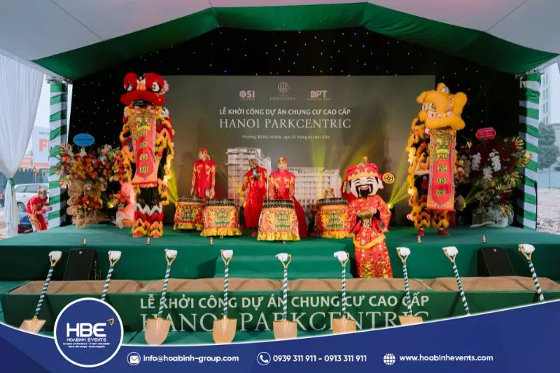 HoaBinh Events chuy&ecirc;n tổ chức sự kiện khai trương