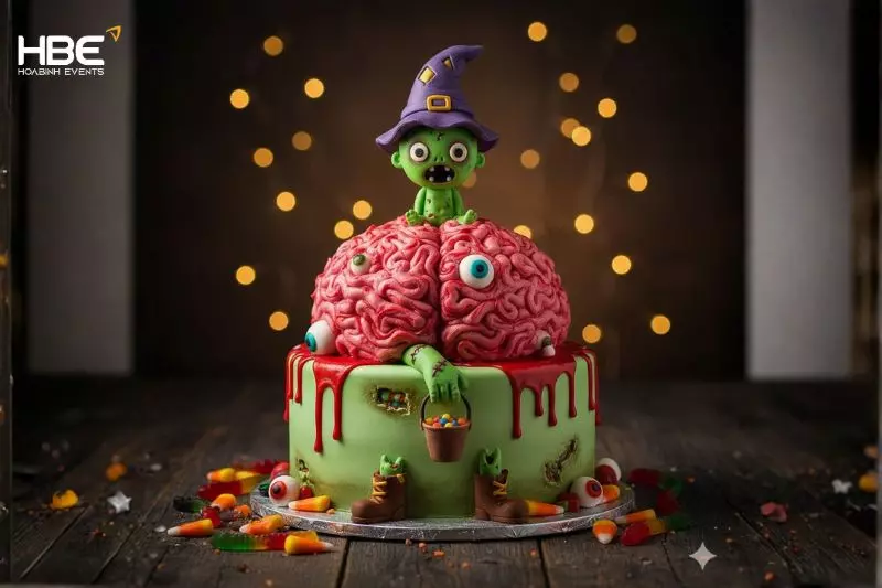 Mẫu b&aacute;nh kem Halloween