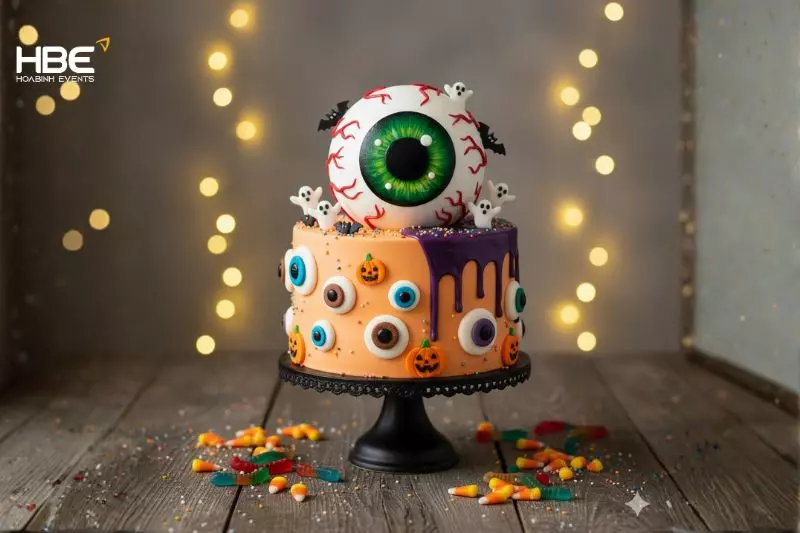 Mẫu b&aacute;nh kem Halloween