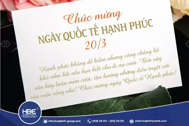Ngày Quốc tế Hạnh phúc (20/3)