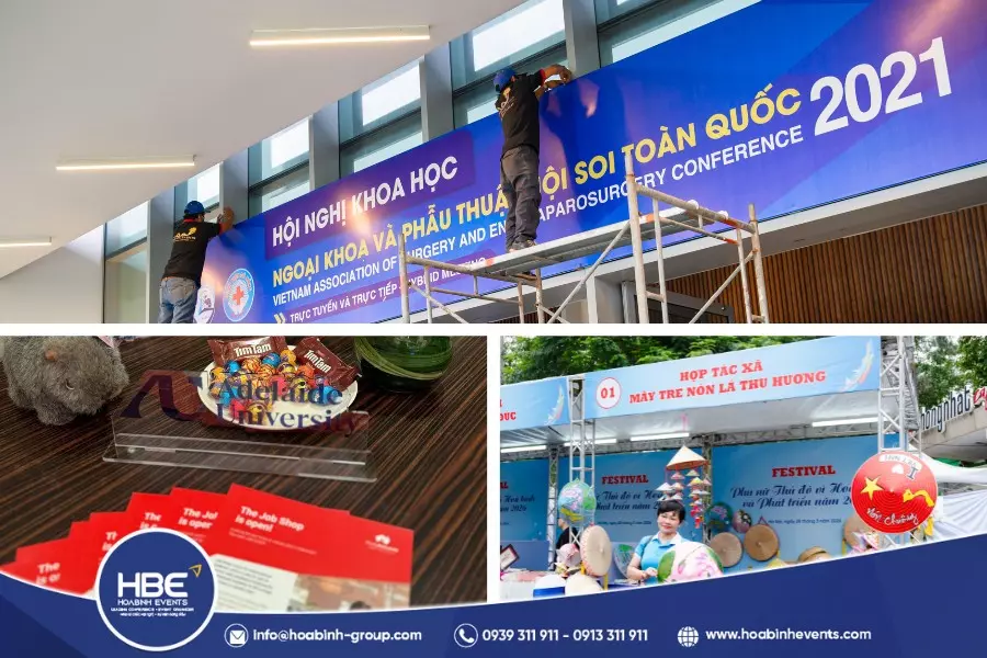 Thi công POSM chuyên nghiệp cho sự kiện, hội nghị, triển lãm Thi công POSM chuyên nghiệp cho sự kiện, hội nghị, triển lãm