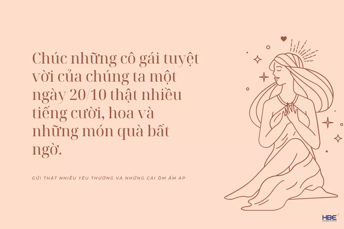 Mẫu thiệp 20/10 tặng bạn b&egrave;, đồng nghiệp