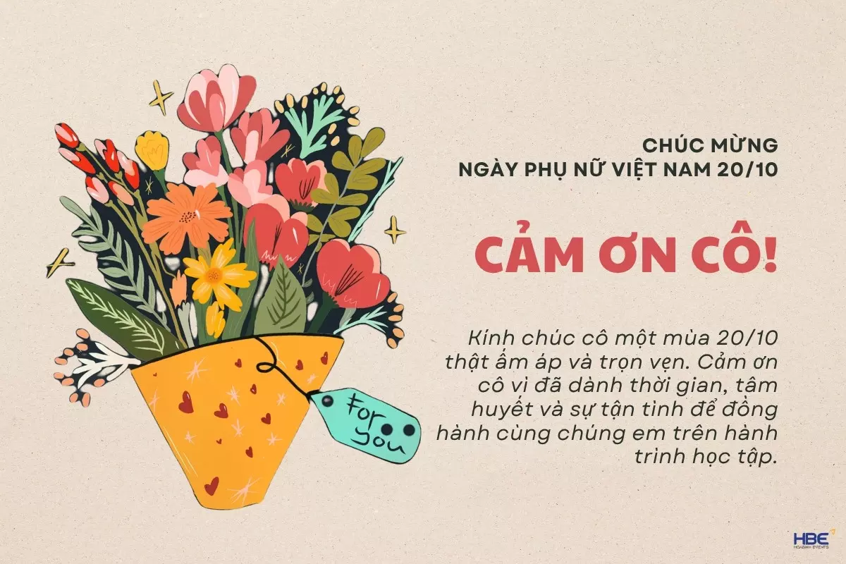 Mẫu thiệp 20/10 tặng c&ocirc; gi&aacute;o