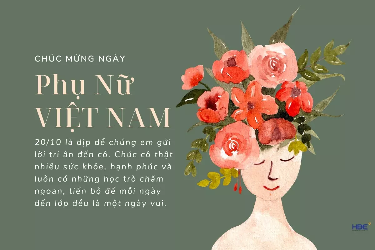 Mẫu thiệp 20/10 tặng c&ocirc; gi&aacute;o