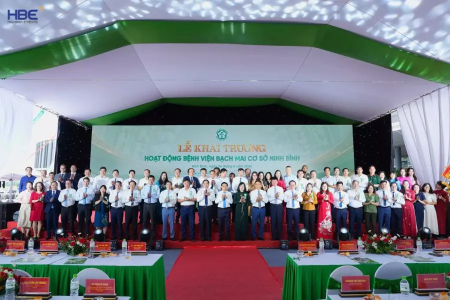 Lễ Khai trương hoạt động Bệnh viện Bạch Mai cơ sở Ninh B&igrave;nh