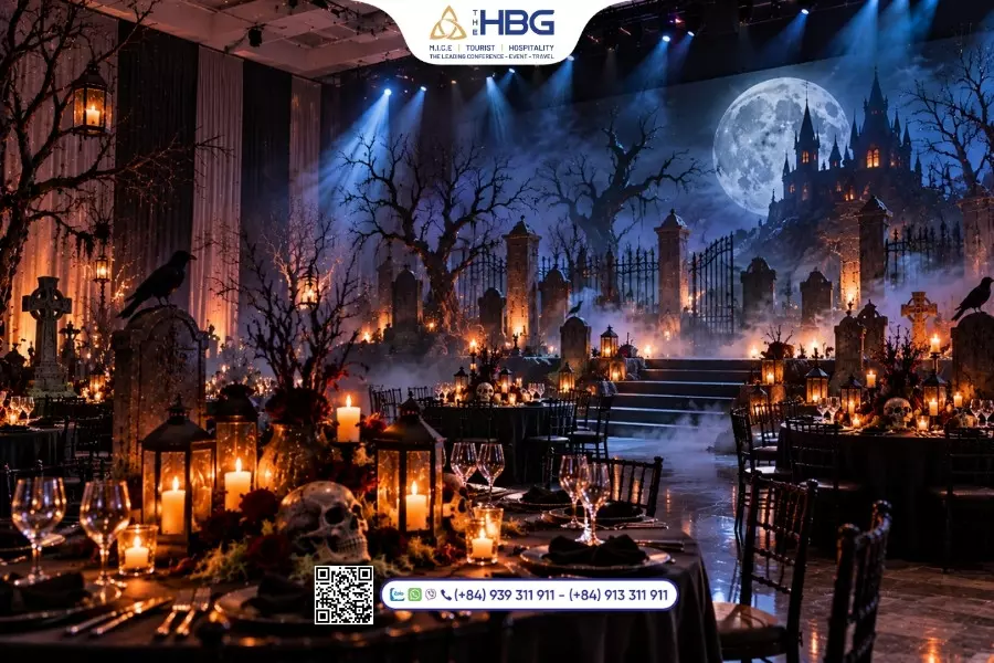 &yacute; tưởng trang tr&iacute; Halloween kinh dị, ma qu&aacute;i