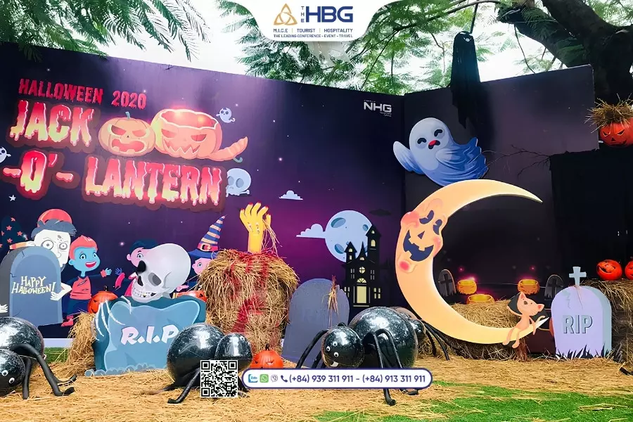 Trang tr&iacute; cho sự kiện Halloween