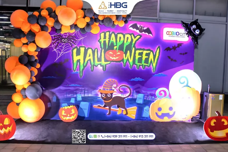 Trang tr&iacute; cho sự kiện Halloween