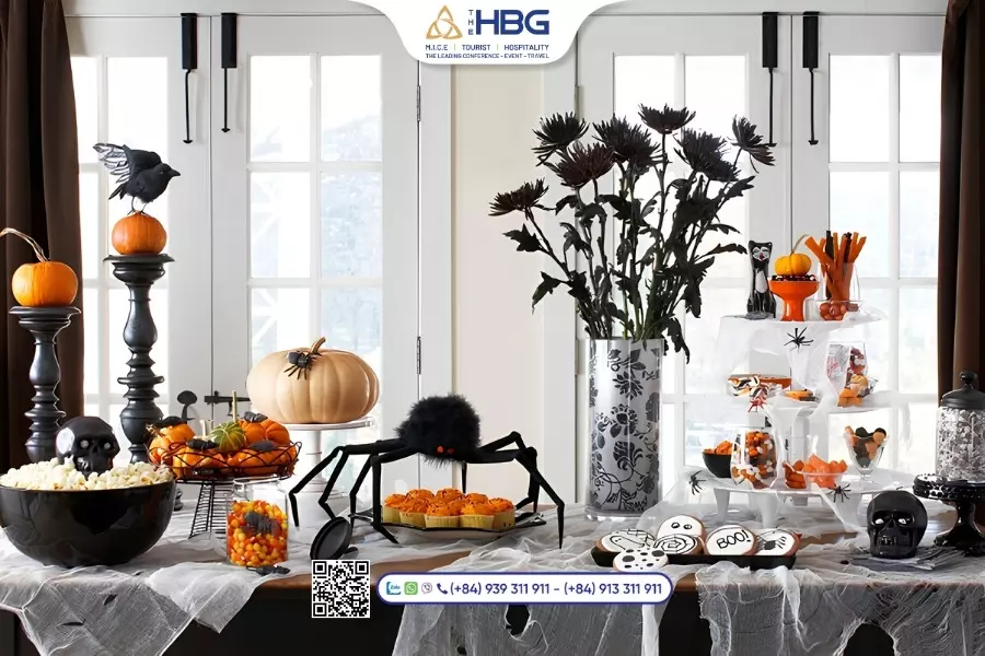 Trang tr&iacute; Halloween tại nh&agrave;