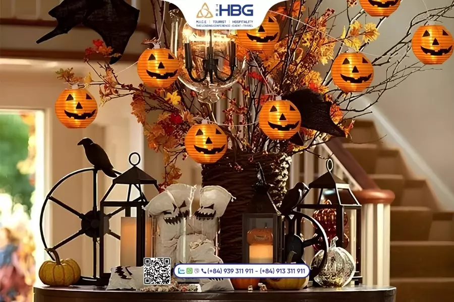 Trang tr&iacute; Halloween tại nh&agrave;