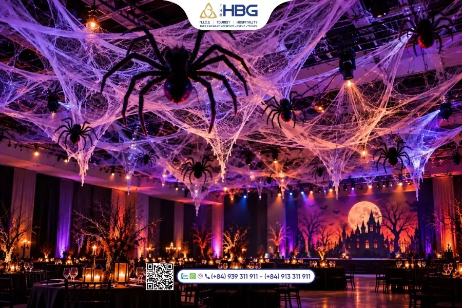 &yacute; tưởng trang tr&iacute; Halloween kinh dị, ma qu&aacute;i