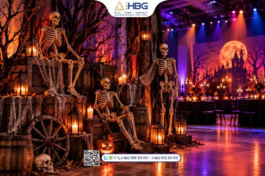 &yacute; tưởng trang tr&iacute; Halloween kinh dị, ma qu&aacute;i