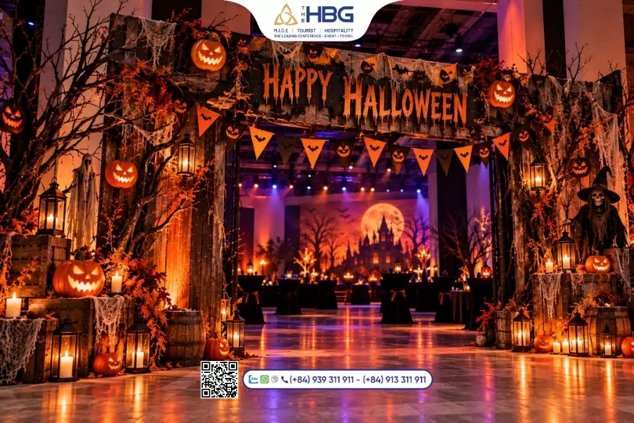 &yacute; tưởng trang tr&iacute; Halloween kinh dị, ma qu&aacute;i