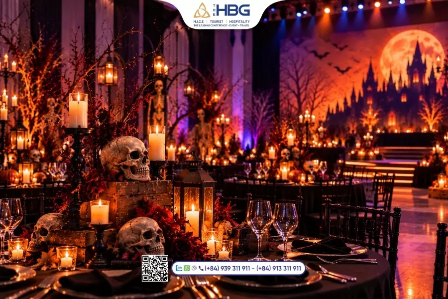 &yacute; tưởng trang tr&iacute; Halloween kinh dị, ma qu&aacute;i