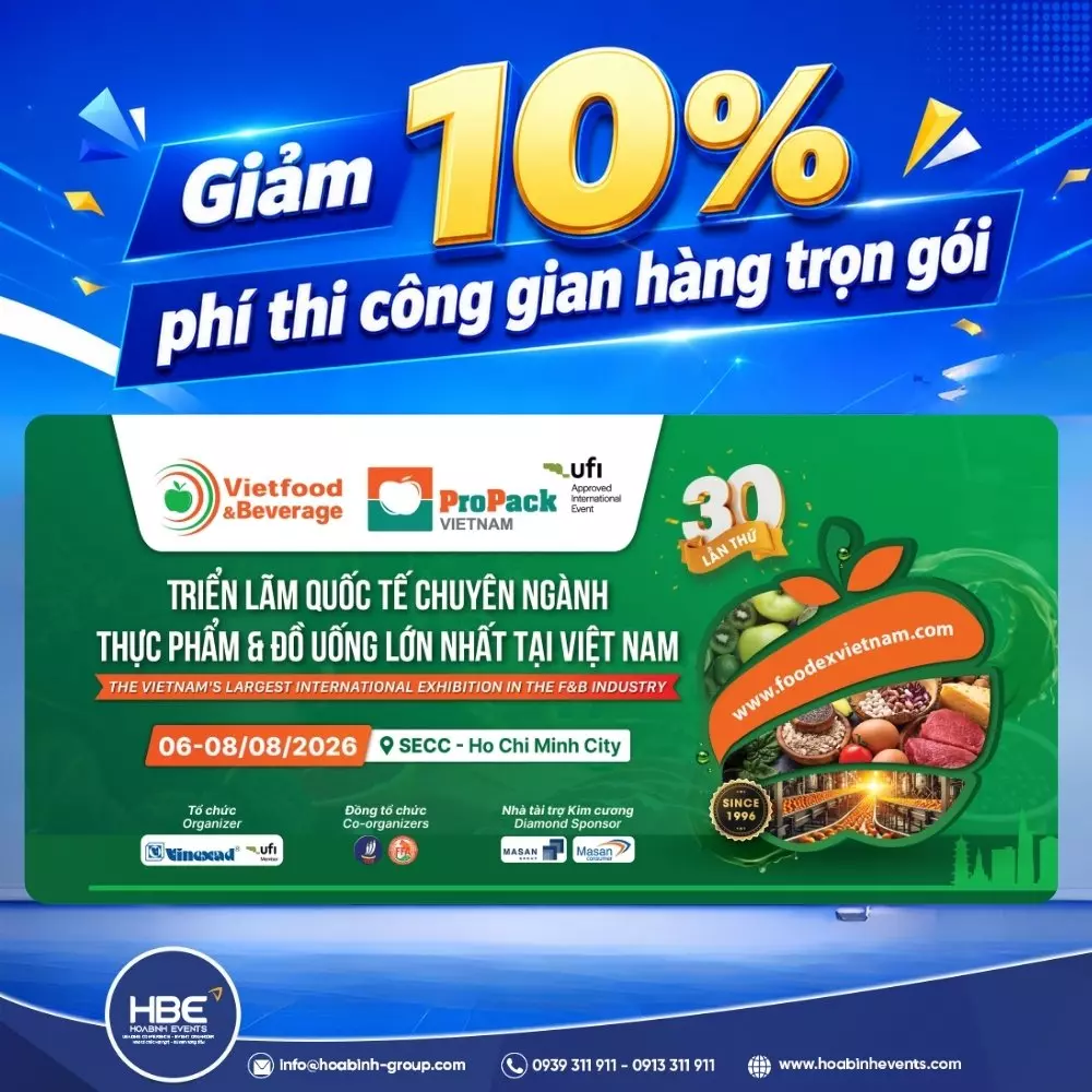 Vietfood & Beverage - ProPack Vietnam 2026 Vietfood & Beverage - ProPack Vietnam 2026