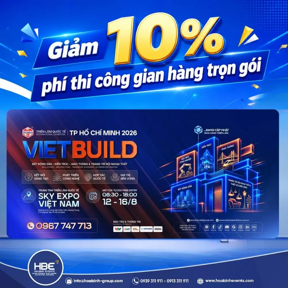 VIETBUILD TP. Hồ Chí Minh 2026 - Lần 2 VIETBUILD TP. Hồ Chí Minh 2026 - Lần 2