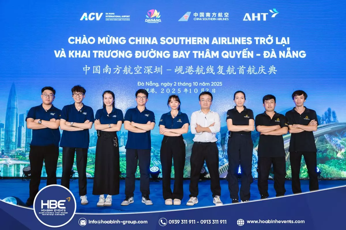 HoaBinh Events đồng h&agrave;nh c&ugrave;ng c&aacute;c doanh nghiệp, đơn vị tổ chức lễ khai trương