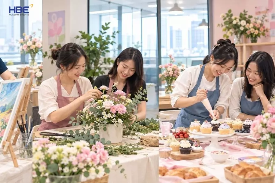 Tổ chức ng&agrave;y hội trải nghiệm d&agrave;nh cho nh&acirc;n vi&ecirc;n nữ