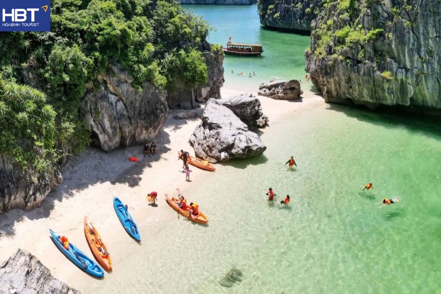 bãi tắm ba trái đào