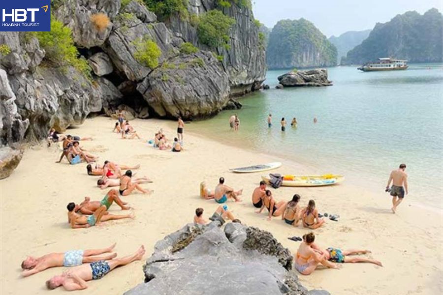 bãi tắm ba trái đào