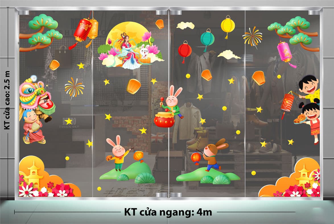 Ý tưởng trang trí trung thu văn phòng