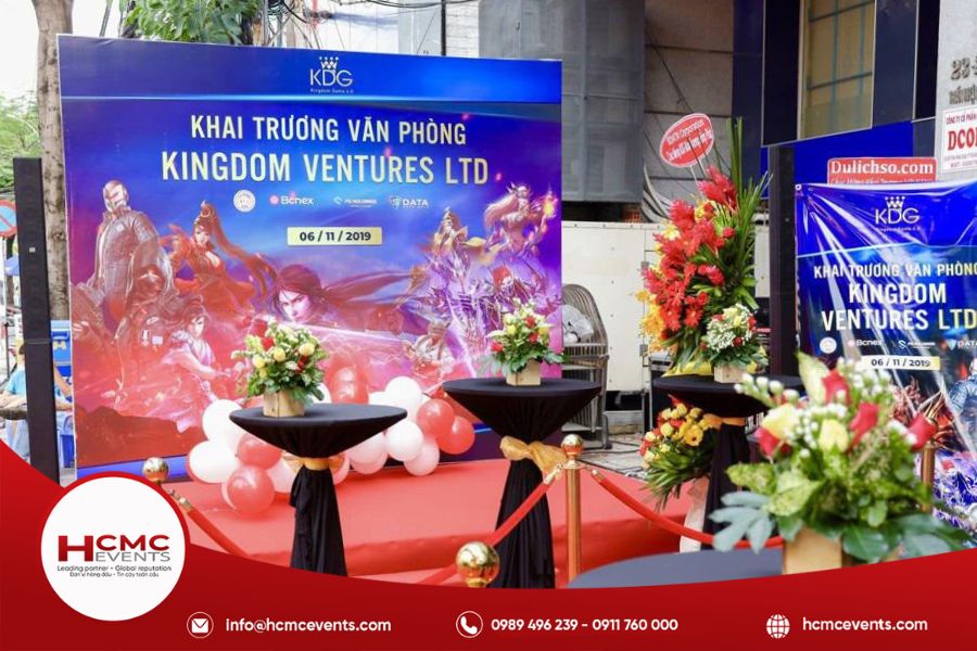 Một số dự án cho thuê bàn cocktail tại HCMC Events