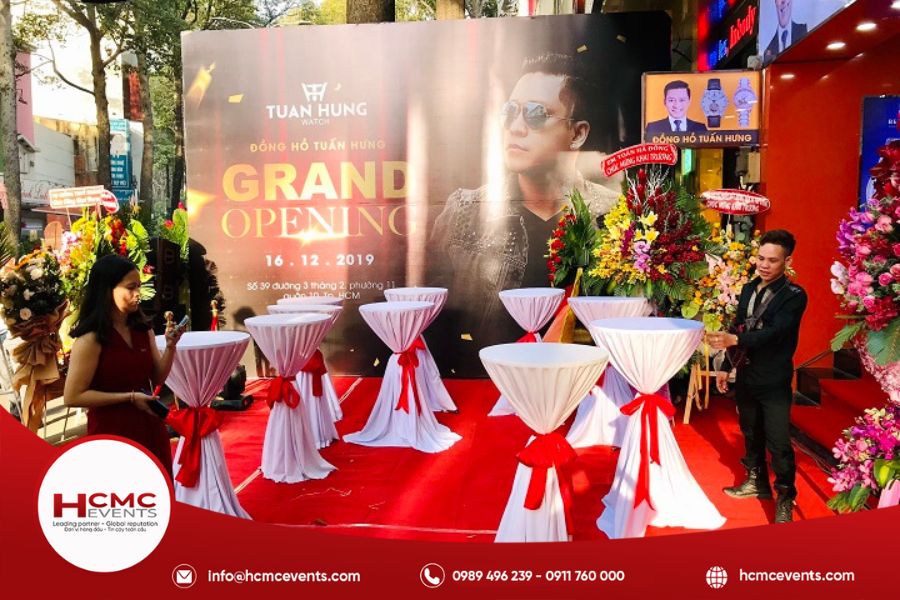 Một số dự án cho thuê bàn cocktail tại HCMC Events