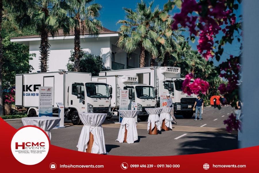 Một số dự án cho thuê bàn cocktail tại HCMC Events