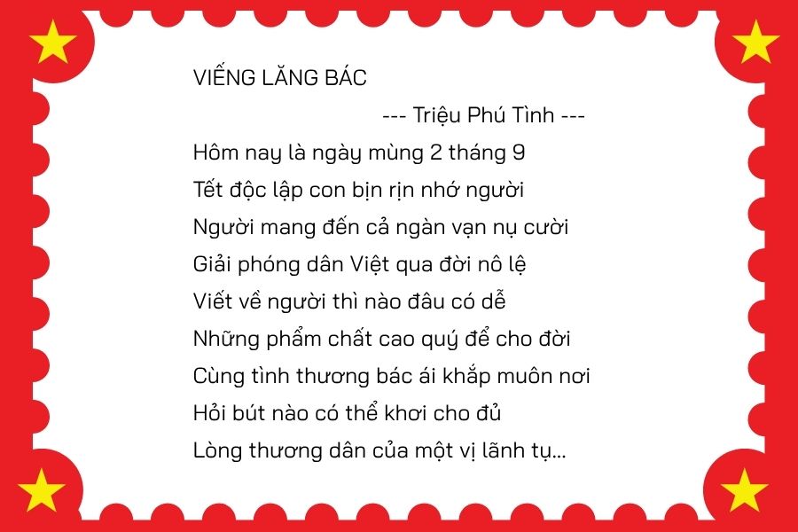 bài thơ về 2/9