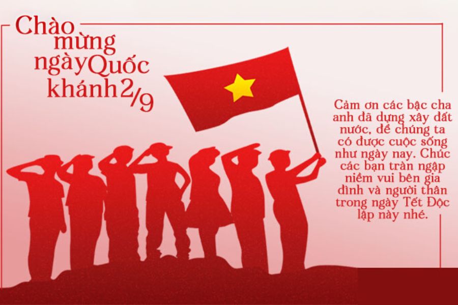 Thiệp chúc mừng 2/9