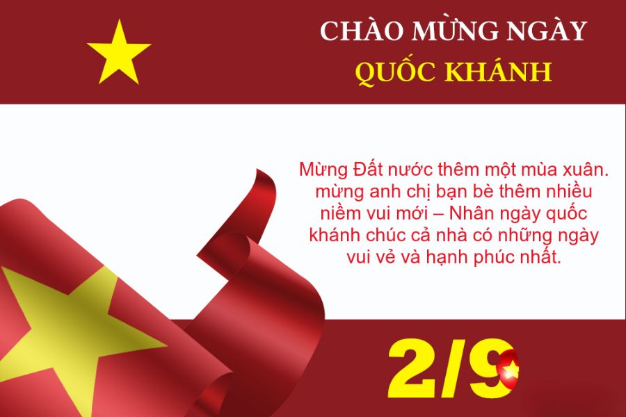 Thiệp chúc mừng 2/9
