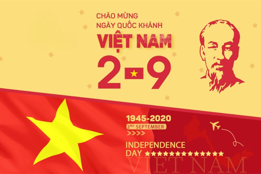 Thiệp chúc mừng 2/9
